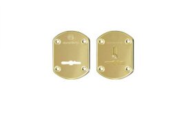 Накладка декоративная на сувальдный замок ГАРДИАН ГЛ 21 пара, объемная 123:471 Латунь