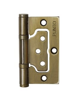 Петля накладная без врезки PUNTO 200-2B 75x2,5 AB бронза