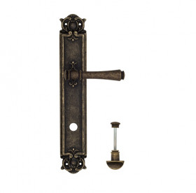 Дверная ручка на планке Venezia CALLISTO WC-2 PL97 античная бронза