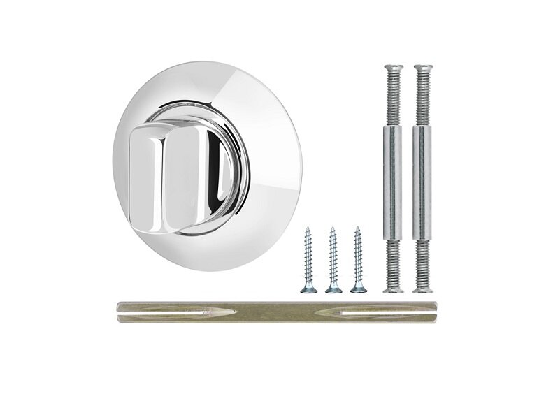 Ручка поворотная ARMADILLO WC-BOLT BKW6-1CP-8 хром, без отв.