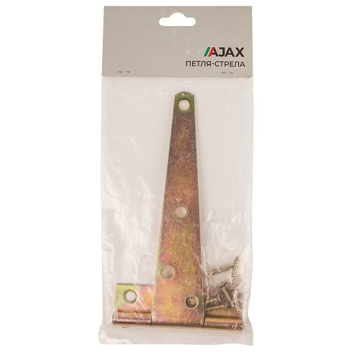 Петля-стрела AJAX LM/IN150 STR YZN желтый цинк