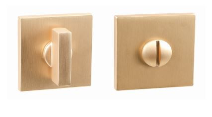 Завертка сантехническая RENZ INBK 03 slim SSG золото матовое сатинированное