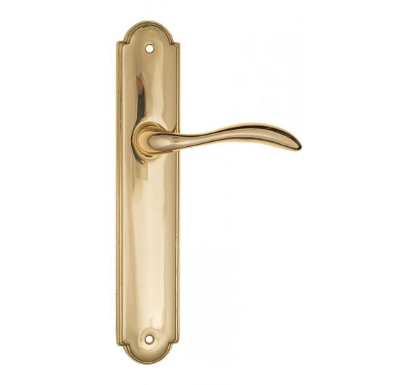 Дверная ручка на планке Fratelli Cattini LUCCIA PL257-OLV полированная латунь