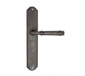 Дверная ручка на планке Fratelli Cattini FARFALLA PL02-IA античное серебро