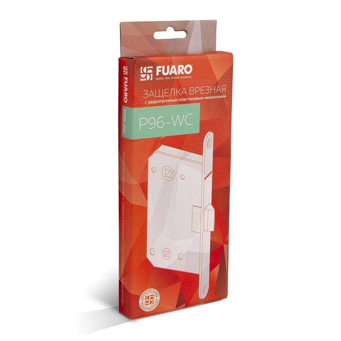 Пластиковая защелка FUARO PLASTIC P96WC-50 WH-19 белый