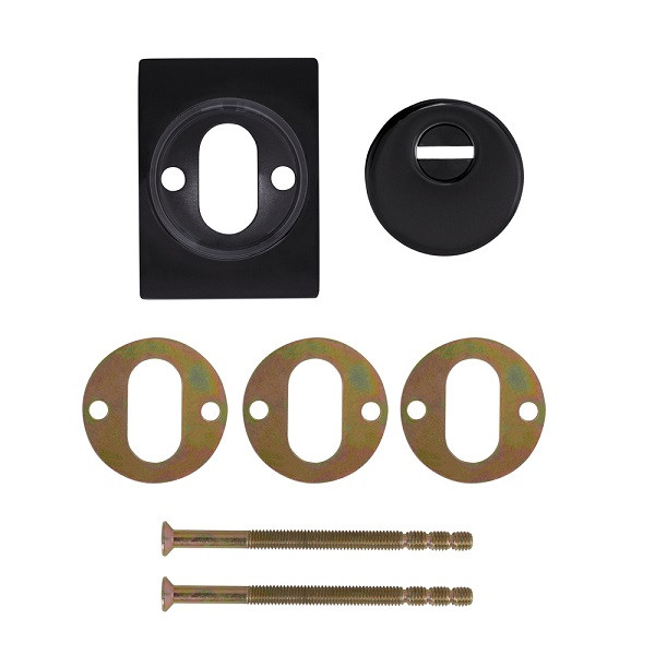 Броненакладка врезная FUARO DEF 4286 RL BL-24 черный