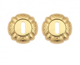 Накладка под ключ буратино Venezia KEY-1 D5 полированная латунь (2шт.)