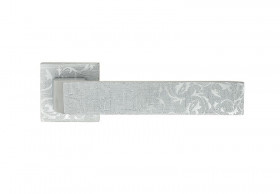 Ручка дверная Venezia Unique GENEVE DECOR матовый хром