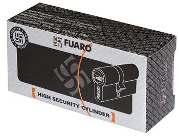 Цилиндровый механизм FUARO 100 CA 80 mm (35+10+35) CP хром 5 кл