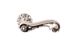 Ручка дверная CLASS 1115 Jade NEW 60 mm Серебро 925/черный