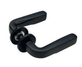 Ручка дверная RUCETTI RAP 29 SLIM-R BL черный