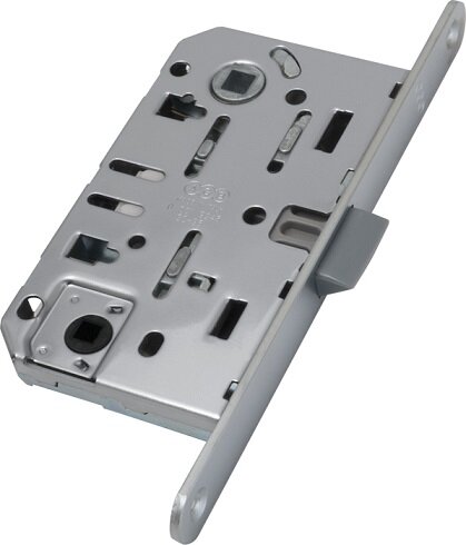 Замок межкомнатный WC AGB MEDIANA EVOLUTION B01102.50.06.567 с ответной планкой B01000.13 хром