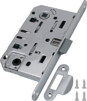 Замок межкомнатный WC AGB MEDIANA EVOLUTION B01102.50.06.567 с ответной планкой B01000.13 хром