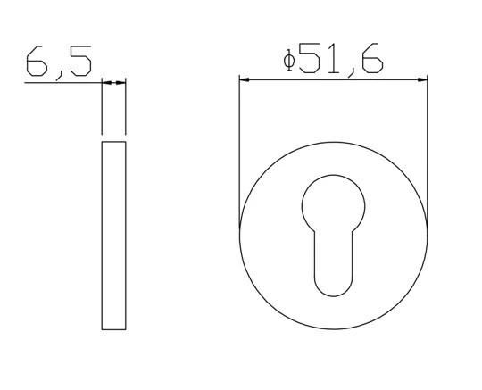 Накладка на цилиндр ADDEN BAU SC SR-001 NICKEL никель