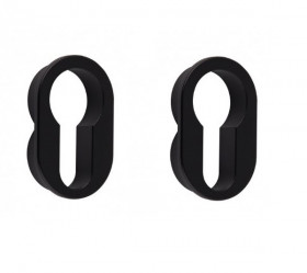 Накладка под цилиндр FORME CYL MINIMAL ROUND ЧЁРНЫЙ МАТОВЫЙ (RMT)