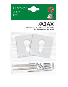Накладка под цилиндр AJAX ET6.K.JS51 (ET JS) CP-8 хром