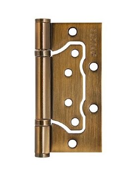 Петля накладная без врезки FUARO 500-2BB 100x2,5 CFB кофе глянец