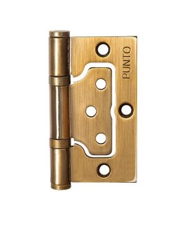 Петля накладная без врезки PUNTO 200-2B 75x2,5 CFB кофе глянец