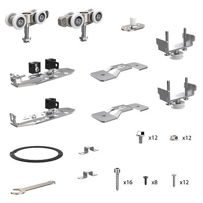 Комплект для раздвижных профильных дверей ARMADILLO SLD.Comfort-PRO.SET4.PROF synchron/80