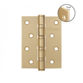 Петля универсальная FUARO HEAVY IN4400U SSG 100х75х3 мм сатинированное золото