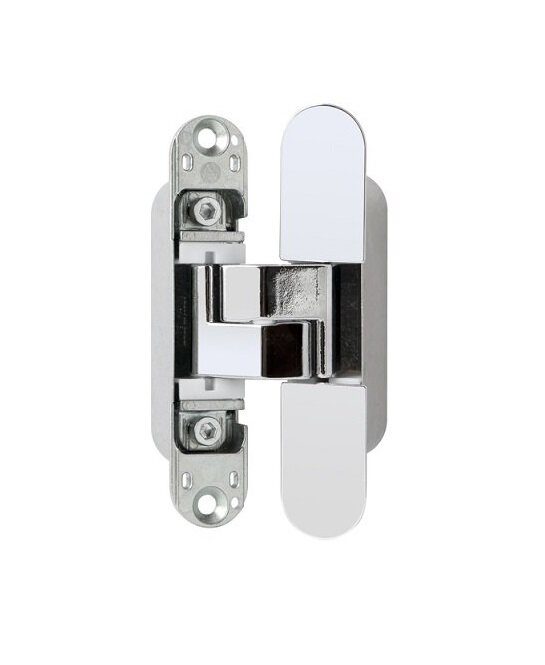 Петля скрытая AGB ECLIPSE 3.0 4 накладки в комплекте E30200.02.34 матовый хром