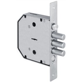 Замок врезной сувальдный с задвижкой и защёлкой КЛАСС GS-SМ 012 левый 5 кл