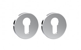 Накладка под цилиндр PUNTO ET.R.ARC.R52 CP-8 хром