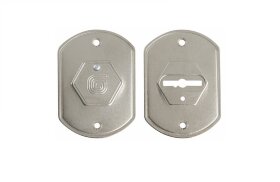 Накладка декоративная на сувальдный замок ГАРДИАН ГН 20 пара, плоская 123:473 крашеные