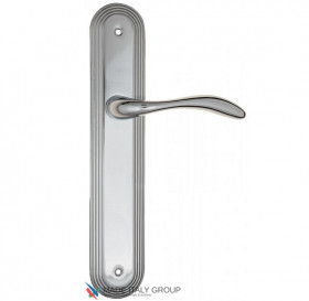 Дверная ручка на планке Fratelli Cattini LUCCIA PL288-CR полированный хром