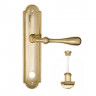 Дверная ручка на планке Fratelli Cattini RETRO WC-2 PL248-OLV полированная латунь