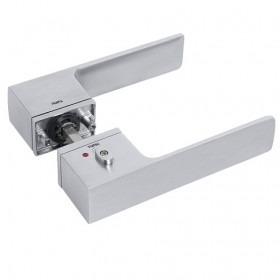 Ручка дверная Tupai Big Line 4084 5REP-96 с блокировкой правая хром матовый