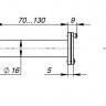 Глазок дверной FUARO DV-Q 4/130-70/Z (VIEWER 4 DVQ) SSC сатинированный хром