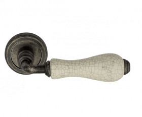 Ручка дверная Venezia COLOSSEO D1 античное серебро