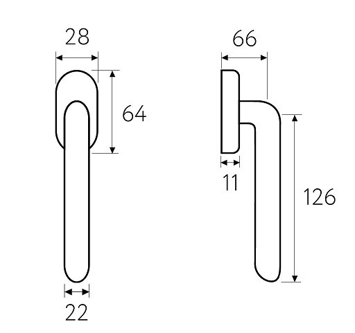 Ручка оконная Fratelli Cattini ENCIA FW 7-SB матовое золото