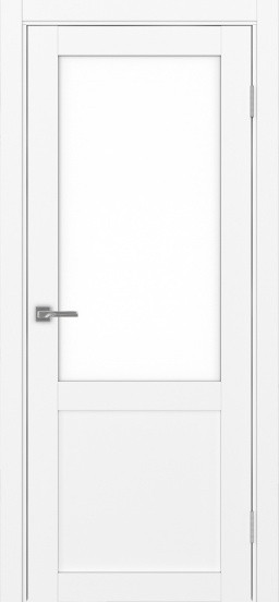 Межкомнатная дверь Оптима Порте Турин_502.21 ЭКО-шпон Белый снежный