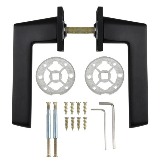 Ручка дверная ADDEN BAU RIVER S-530 BLACK черный