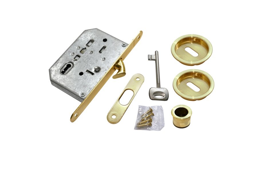Комплект для раздвижных дверей MORELLI MHS-1 L SG Матовое золото
