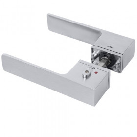 Ручка дверная Tupai Big Line 4084 5REP-96 с блокировкой левая хром матовый