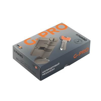 Цилиндровый механизм FUARO G-PRO5002 Knob 110 (50+10+50) SSC сатинированный хром 5Key