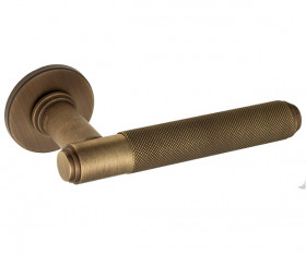 Ручка дверная Venezia EXA ZIG FSR матовая бронза