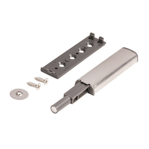 Толкатель мебельный металлический с магнитом AJAX DMM-80/8M PN никель