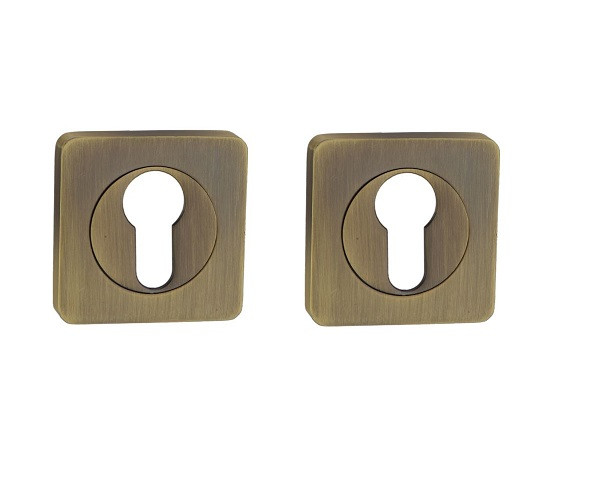 Накладка на цилиндр RENZ INET 02 MAB Бронза античная матовая