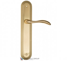 Дверная ручка на планке Fratelli Cattini LUCCIA PL288-OLV полированная латунь