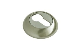 Накладки на цилиндр RUCETTI RAP KH SN/CP белый никель/полированный хром