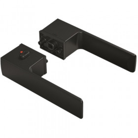 Ручка дверная Tupai Big Line 4084 5REP-153 с блокировкой правая черный