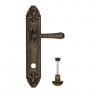 Дверная ручка на планке Venezia CALLISTO WC-2 PL90 античная бронза