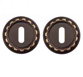 Накладка под ключ буратино Venezia KEY-1 D2 темная бронза (2шт.)