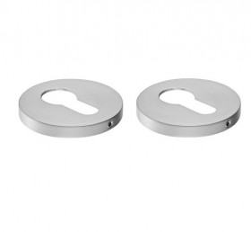 Накладки на цилиндр RUCETTI RAP KH SLIM-R SC матовый хром