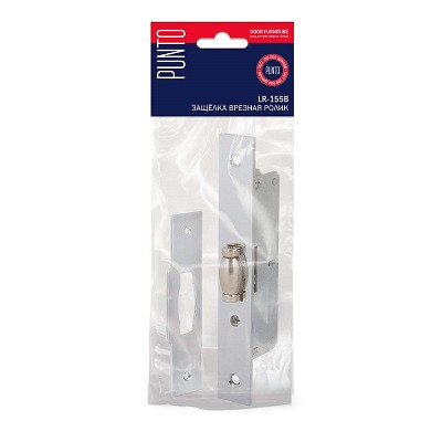 Защелка врезная ролик PUNTO METLR-155B СP хром