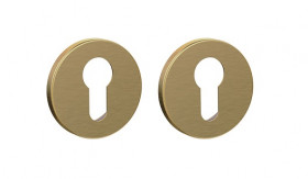 Накладка под цилиндр PUNTO ET.R.ARC.R52 SSG-39 сатинированное золото